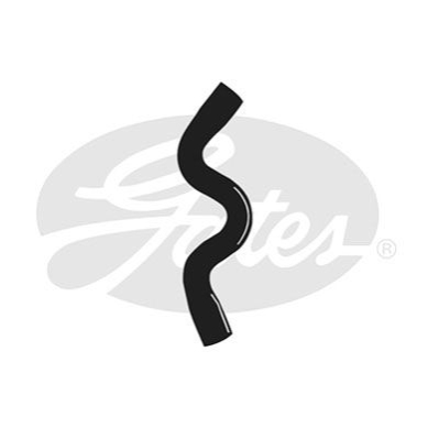 Патрубок радиатора верхний 3929 Gates (фото №1)