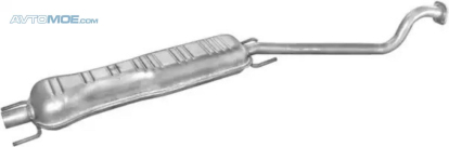 Глушитель (средняя часть) 17292 Polmostrow (фото №1)