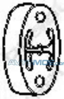 Крепёж глушителя 255215 Bosal (фото №1)