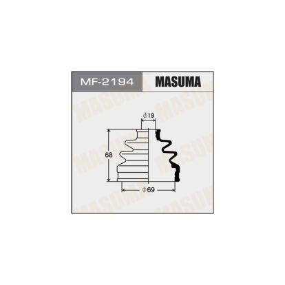 Пыльник шруса наружный (вал задний) MF2194 Masuma (фото №1)
