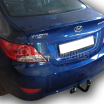 Фаркоп для HYUNDAI SOLARIS / KIA RIO (седан, хетчбек) (2010-2017)  H219A Leader Plus (мини-фото №3)
