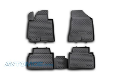 Коврики в салон KIA Sportage, 2010-2016, 4 шт. (полиуретан) NLC2533210h Element (фото №1)